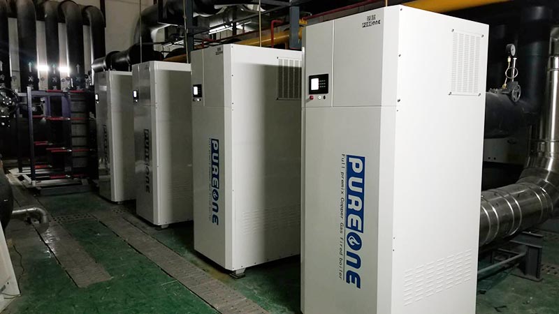 YH533388银河两吨燃气铜管锅炉案例